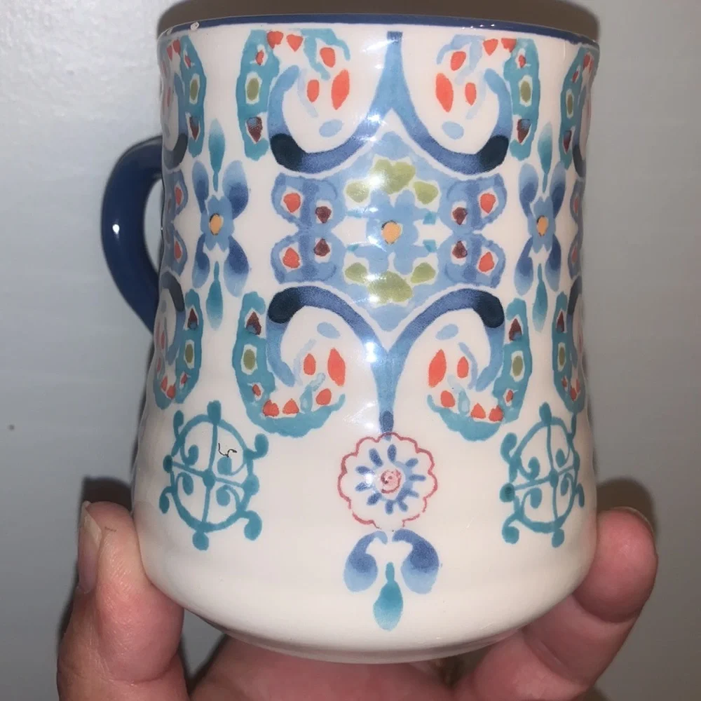 PAIR!! Studio Stoneware Collection COFFEE mugs - Tea cups. ANTHROPOLOGIE vibes - Picture 1 of 6